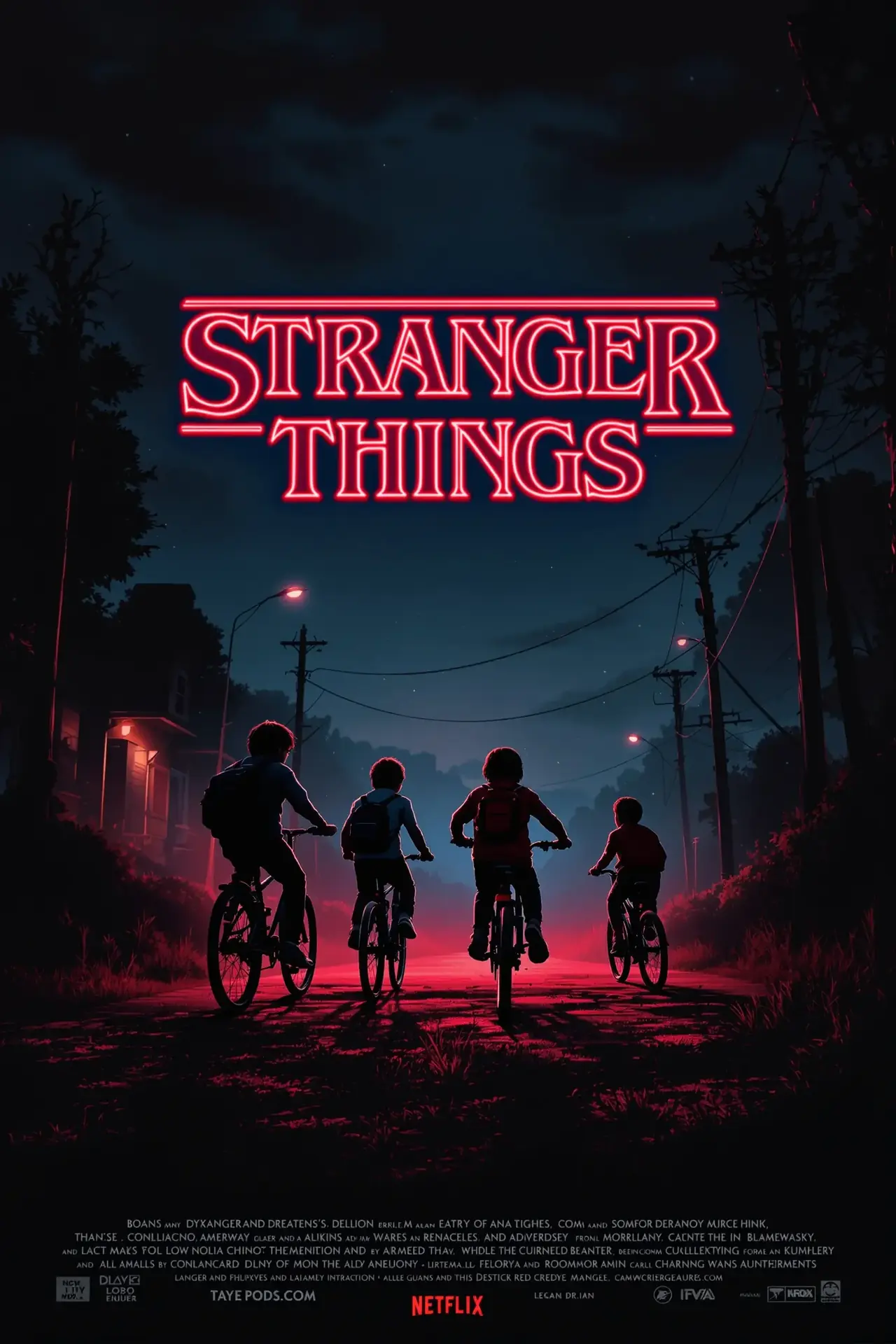 怪奇物语 - Stranger Things 怪奇物语 海报